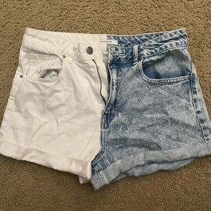 pacsun size 29 split mom shorts